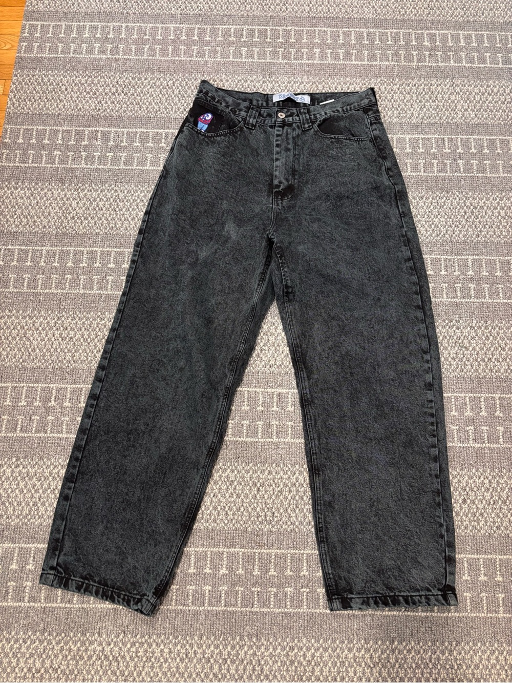 Big Boy Acid Black baggy Jeans, never worn like new